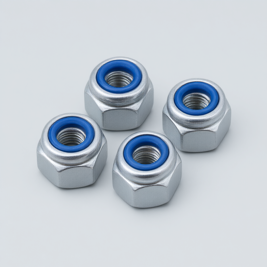 Blue Insert Lock Nuts - Image 2
