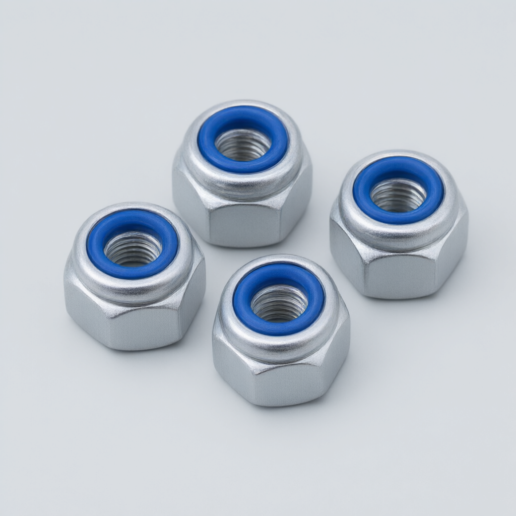 Blue Insert Lock Nuts - Image 3