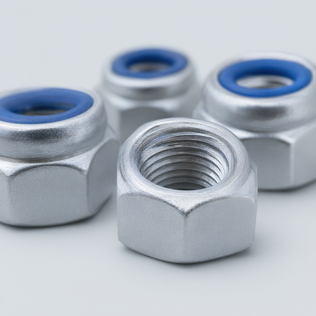 Blue Insert Lock Nuts - Image 4